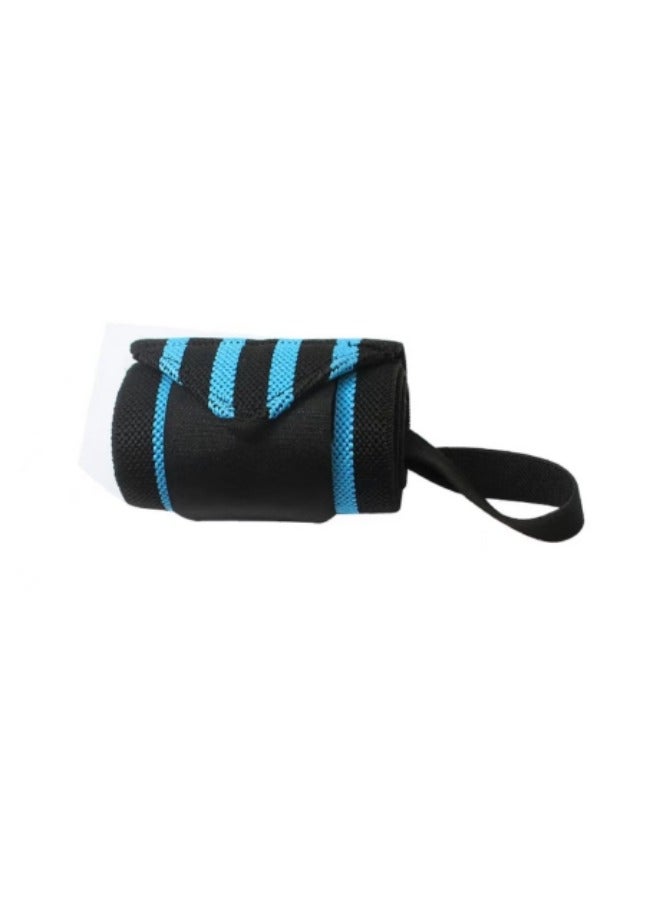 Generic Sports Strap Wristband, Adjustable Elastic Training Wristband, Blue/Black  - Image 1