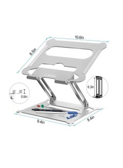 Laptop Holder Multi-Angle Stand with Heat-Vent to Elevate Laptop, Adjustable Notebook Stand for Laptop up to 17 inches - pzsku/Z750AC7B71D10F3D4E884Z/45/_/1645895063/297e3e41-929c-440b-809f-5f517456082f