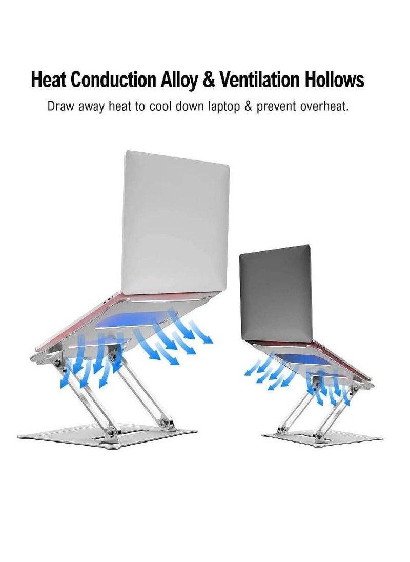 Generic - Laptop Holder Multi-Angle Stand with Heat-Vent to Elevate Laptop, Adjustable Notebook Stand for Laptop up to 17 inches - Image 1