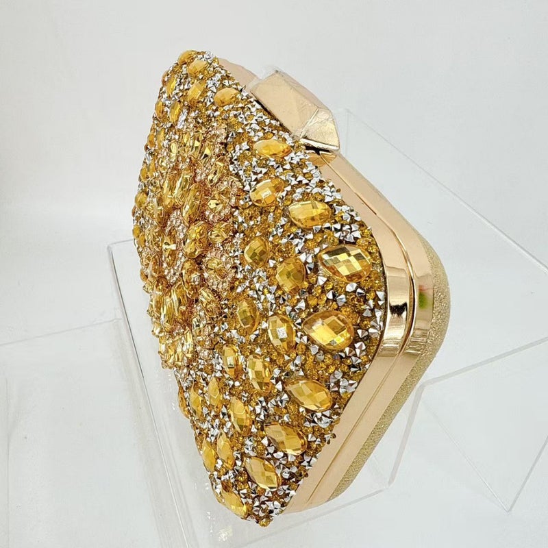 New Full-Diamond Small Square Bag Banquet Fashion Handbag Dress Diamond Evening Bag Women'S Versatile Crossbody Bag - Image 4