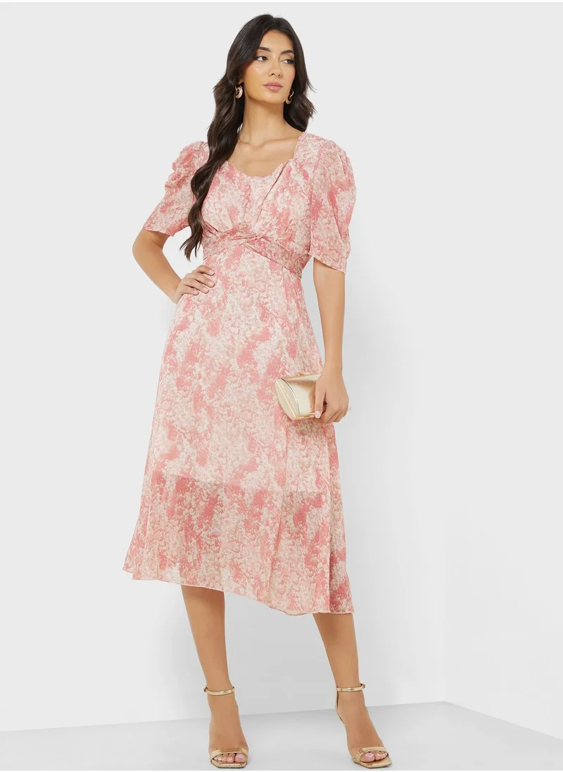 ELLA Flroal Pint Dress