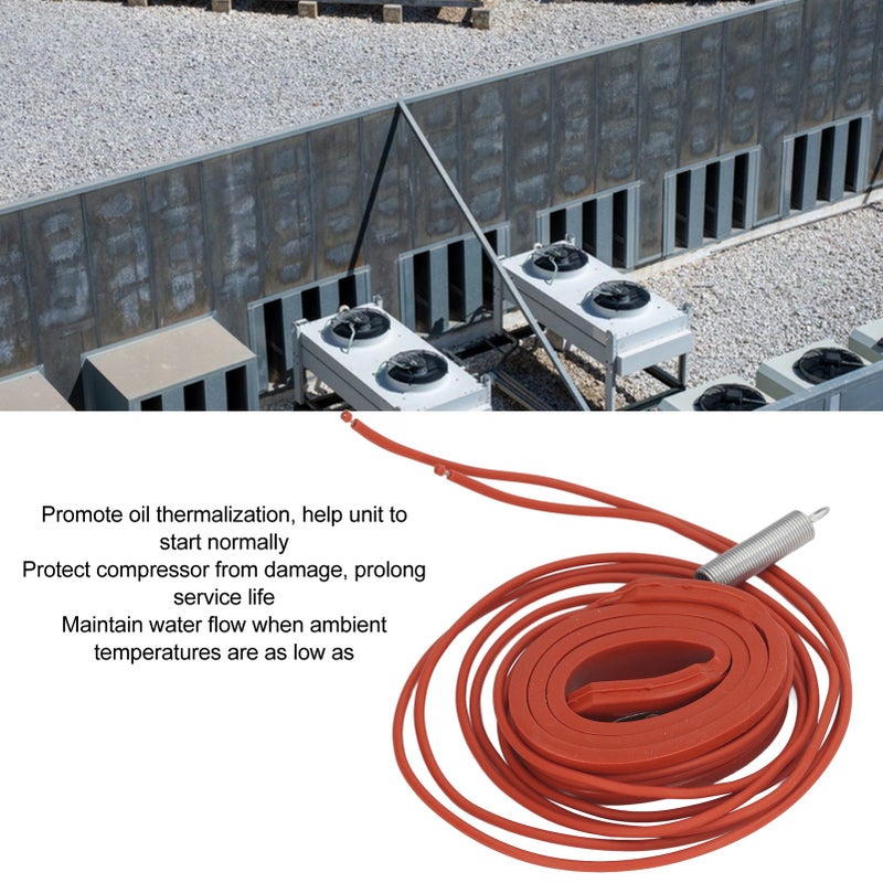 Pipe Heat Cable Freeze Protection Self Regulating Trace for Metal Plastic Home Pipes Energy Saving AC220V 30W - Image 2