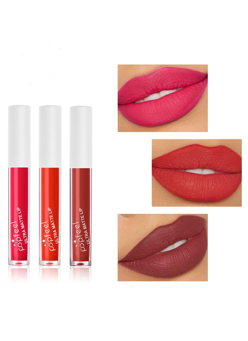 popfeel 12-in-1 New Beginners Makeup Set with 16 Color Eye Shadow Plate, 3 Color Concealer, Eyeliner,  3 Color Ultra Matte Lip, Level Up Lengthening Mascar,   Lightweight Pro Face Powder, Waterproof Brow Set, 2 Pcs Powder Puff  and Makeup Brush | Full Kit Makeup Must-have Starter Kit Suitable For Beginners  - Image 5