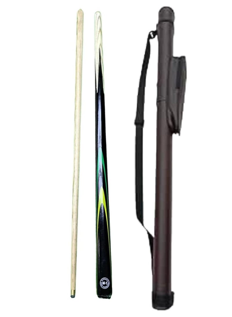 Snooker Cue Stick  with 9mm Tip Heavy Hitter Jump Break Cue Lightweight Portable Wooden Durable Cue Stick Hand Painted Billiard Sticks for House Bar Club Break Jumps with cover bag - Image 1