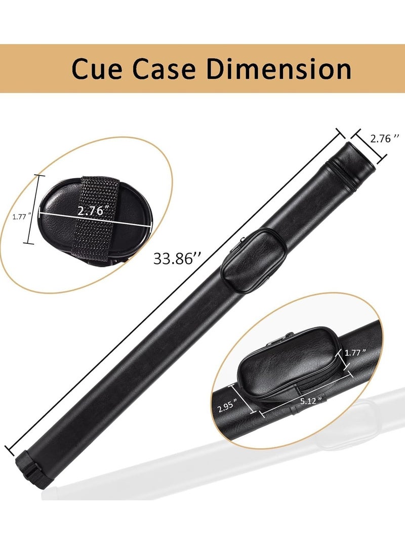 Snooker Cue Stick  with 9mm Tip Heavy Hitter Jump Break Cue Lightweight Portable Wooden Durable Cue Stick Hand Painted Billiard Sticks for House Bar Club Break Jumps with cover bag - Image 4