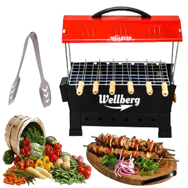 Wellberg Charcoal Grill Barbecue Electric - Image 1