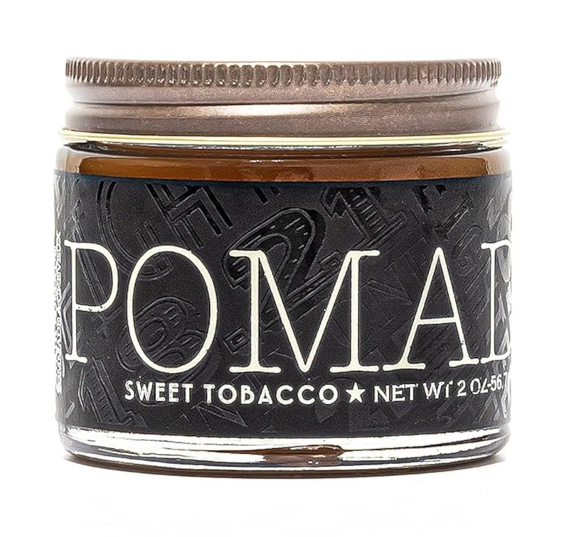 18.21 Man Made Hair Styling Product, 2oz. Original Sweet Tobacco Scent in Pomade with High Shine Finish - Image 1