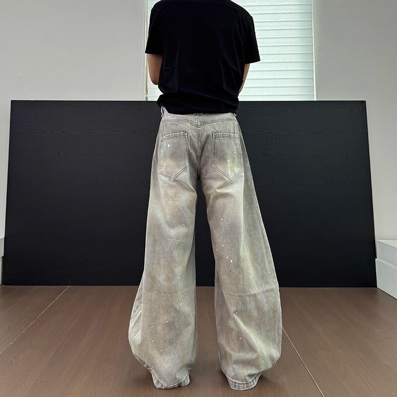 Unisex Classic Denim Jeans Loose Fit Daily Outdoor Wear - Image 5