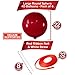 KatchOn Big Metallic Ruby Red Balloons 22 Inch Pack of 6 Round 4D Mylar Balloon for Valentines Day Decorations Valentines Balloons for Galentines Decorations Red Party Decoration Birthday - Image 4