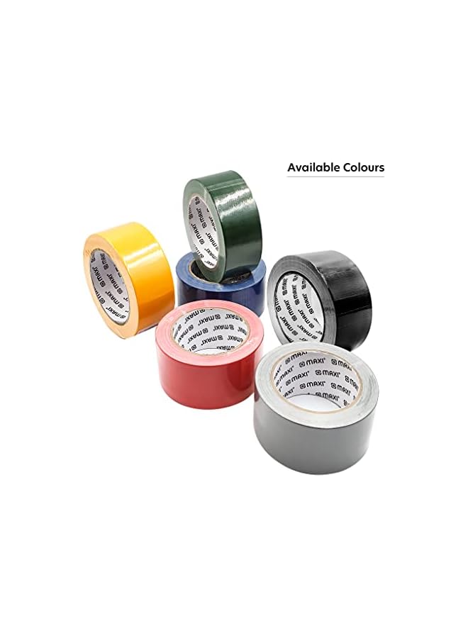 Maxi Maxi 48Mm X 25Yds Duct Tape Black,Waterproof Strong Adhesive Tape for Patching, Sealing, Securing Cables and Labelling, Heavy Duty Tape for Indoor & Outdoor Use  - Image 3
