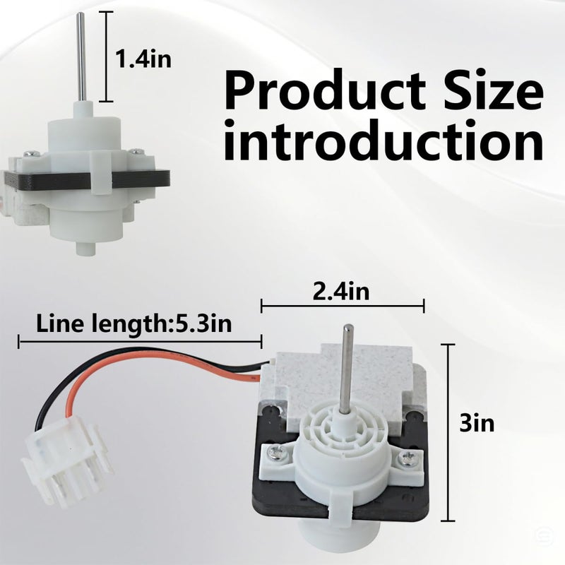 Evaporator Fan Motor Compatible With Frigidaire FFHS2622 Series 2025 New - Image 4