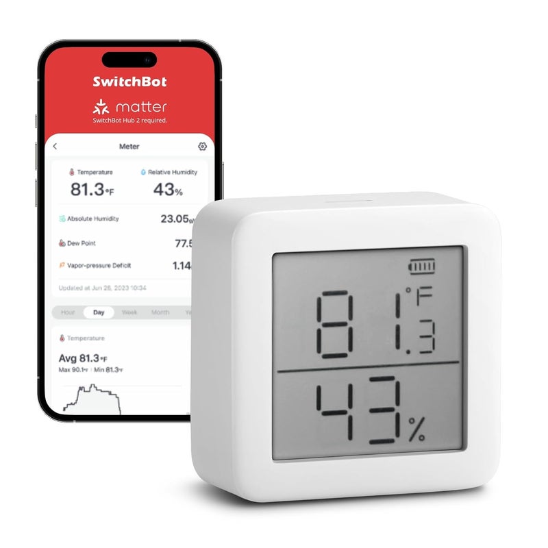 SwitchBot Smart Home IR Remote & Thermometer Hygrometer - Image 1