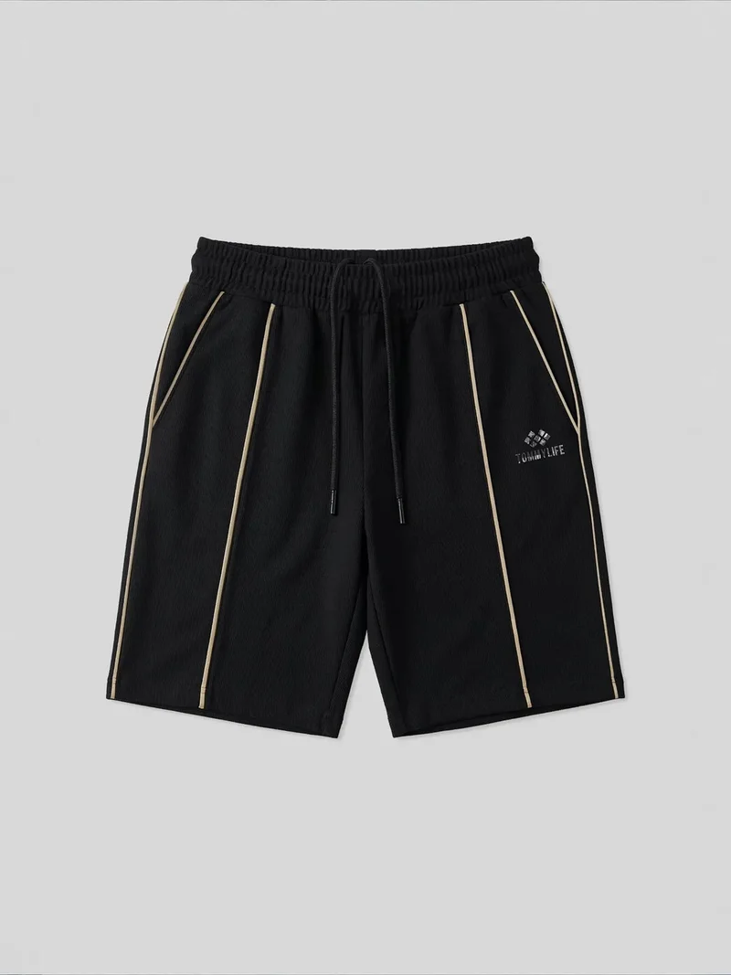 TOMMY Men's Mid Waist Wide Leg Shorts
