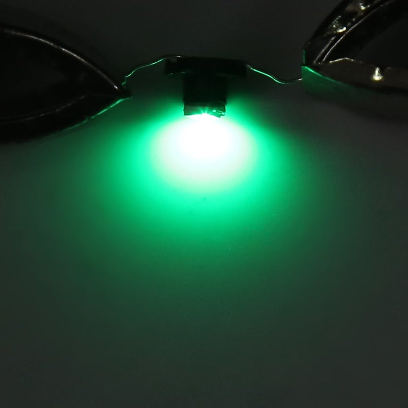 uxcell sourcingmap 8Pcs Green 5050 Car T4.7 LED Wedge Dashboard Light Bulb Interior - Image 2