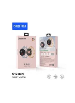 G12 mini Smart Watch With Round Shape AMOLED Display 3 Pair Straps and Charging Cable Designed For Women - pzsku/Z750B78BA8F9A9B8A78C3Z/45/_/1736853087/f8e85a0b-e6d6-4c41-9c95-88f3605e754b