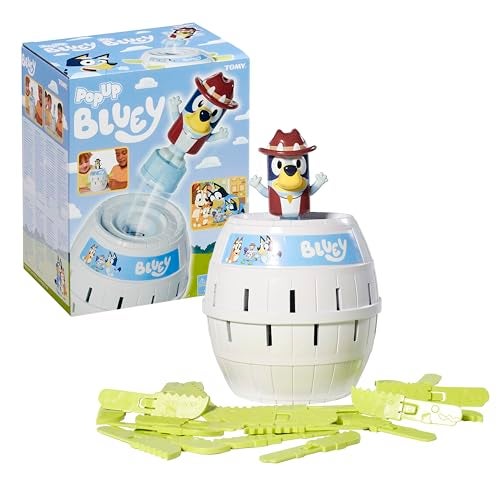 TOMY لعبة تومي بوب أب بلوي للأطفال - ألعاب عائلية وألعاب رياض الأطفال لليلة الألعاب العائلية - أنشطة عطلة الشتاء - ألعاب للبنات والأولاد - 2-4 لاعبين - للأعمار من 4 سنوات وما فوق - Image 1