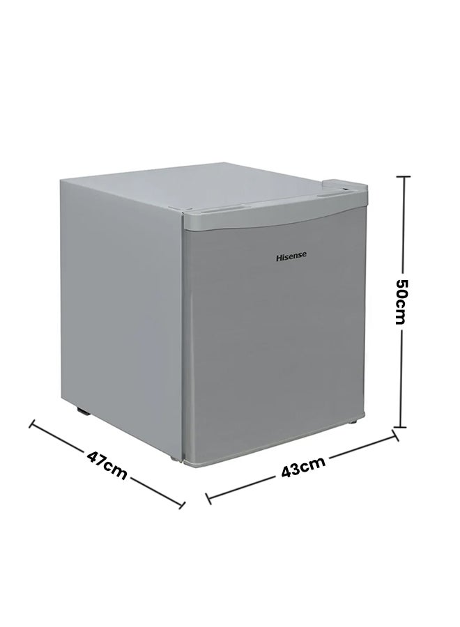 Hisense Single Door Refrigerator 42L RR60DAGS0 Silver - Image 2