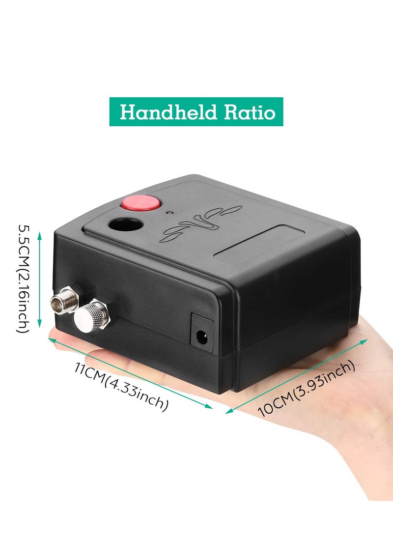 Arabest Airbrush Mini Airbrush with Air Compressor Portable Airbrush Kit for Cake Decorating Craft Tools Makeup Painting and Nail Art  - Image 3
