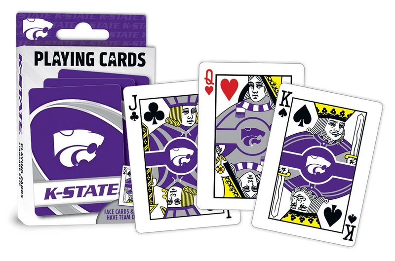 MasterPieces Kansas State Wildcats Playing Cards Logo - Image 1