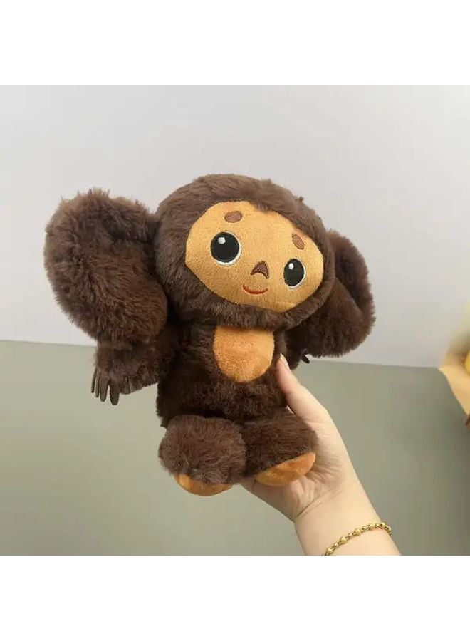 Officially Inspired Cheburashka Plush Toy Large Eared Russian Character Soft Brown Stuffed Animal Doll - Image 5