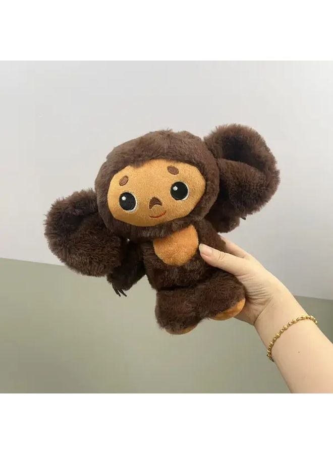 Officially Inspired Cheburashka Plush Toy Large Eared Russian Character Soft Brown Stuffed Animal Doll - Image 1
