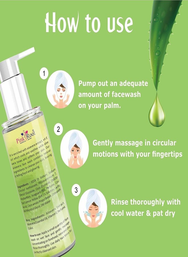 Pink Root Moisturizing Face Wash Range - Parent (Aloe vera) - Image 4