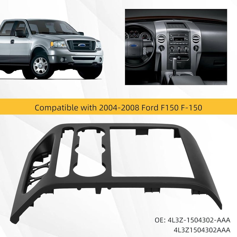 OKPARZ Dash Radio Bezel Center Trim Panel for Ford F-150 - Image 2
