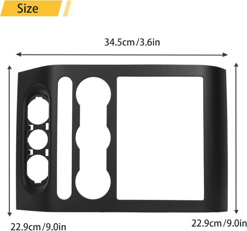 OKPARZ Dash Radio Bezel Center Trim Panel for Ford F-150 - Image 3