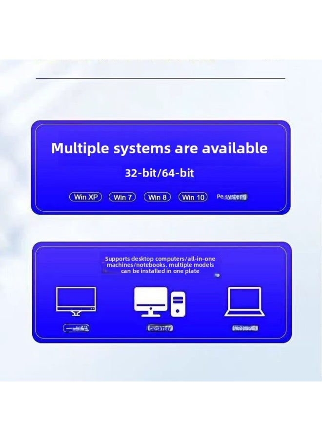 Generic - Computer Reloading System U Disk Pure Version All-in-one Notebook Desktop Universal With PE Start One-button Installation-Color:8g Usb Flash Drive [win10 64-bit] Comes With Office Software-Capacity:Send Office Software - Image 1