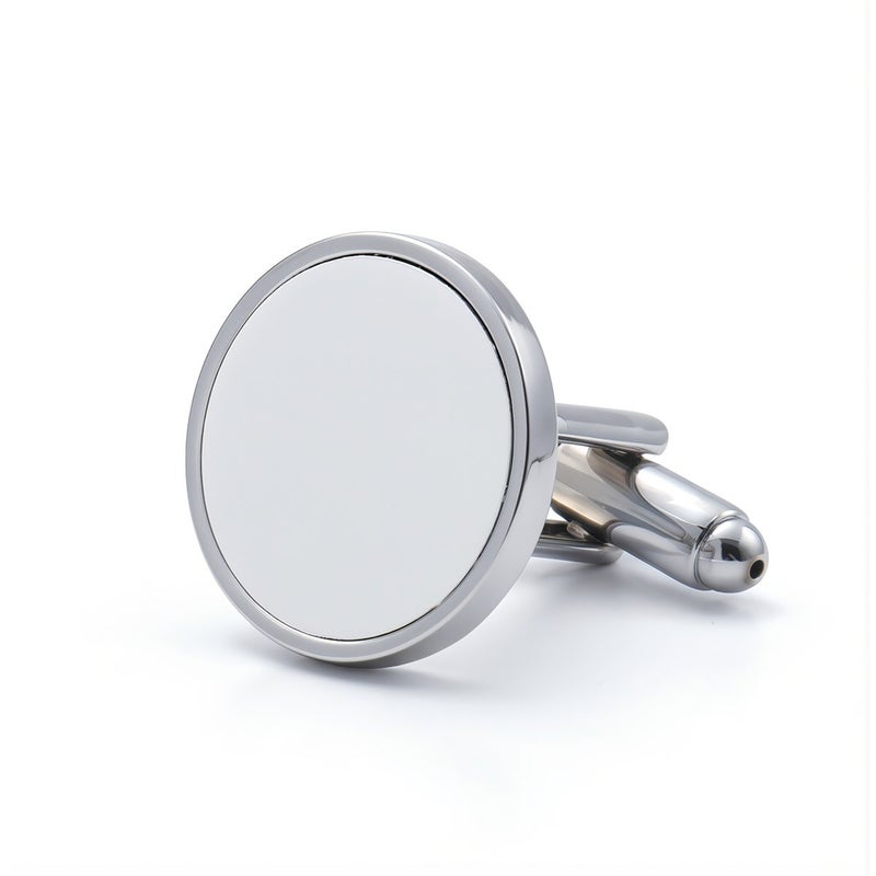 No Tear No Rust No Fall Off Sublimation Cufflinks Blank Custom Durable Accessory - Image 1