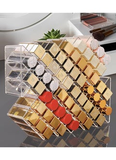 Sweet Life Lipstick Organizer, 28 Slots Acrylic Lipstick Holder, Stackable Lip Gloss Organizer, Fish Lipstick Tower Holder Storage for Cosmetic Bathroom Vanity Countertop Display (28 Slots)  - Image 4