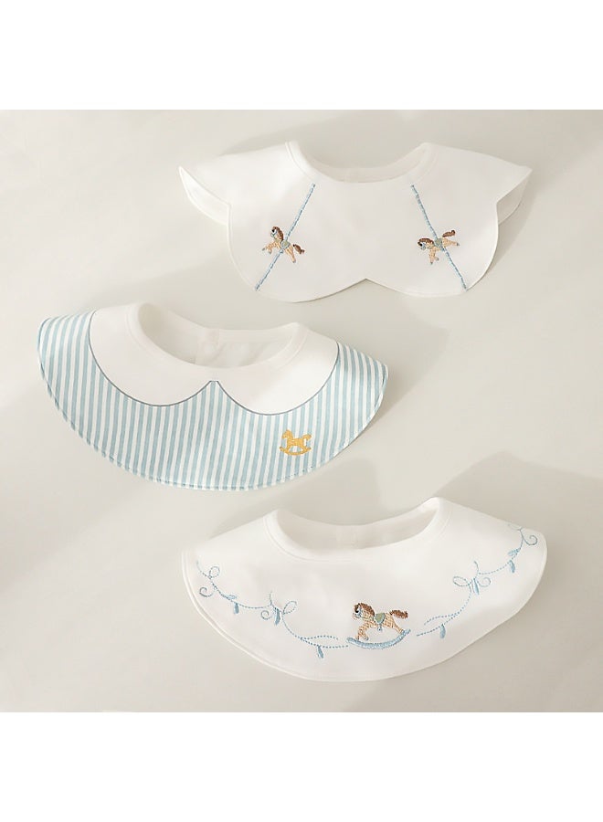 Nariele New 3-Piece Set Baby Drool Bibs