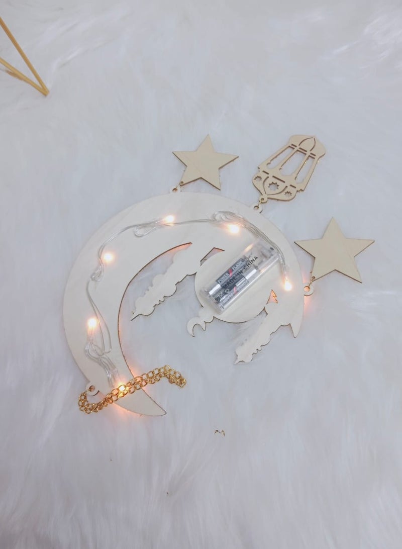 DubaiGallery Ramadan Decorations LED Light Eid Mubarak String Lights for Home Islam Muslim Hajj Kareem Eid al-Fitr, Eid Al-Adha Lantern Decor - Image 3