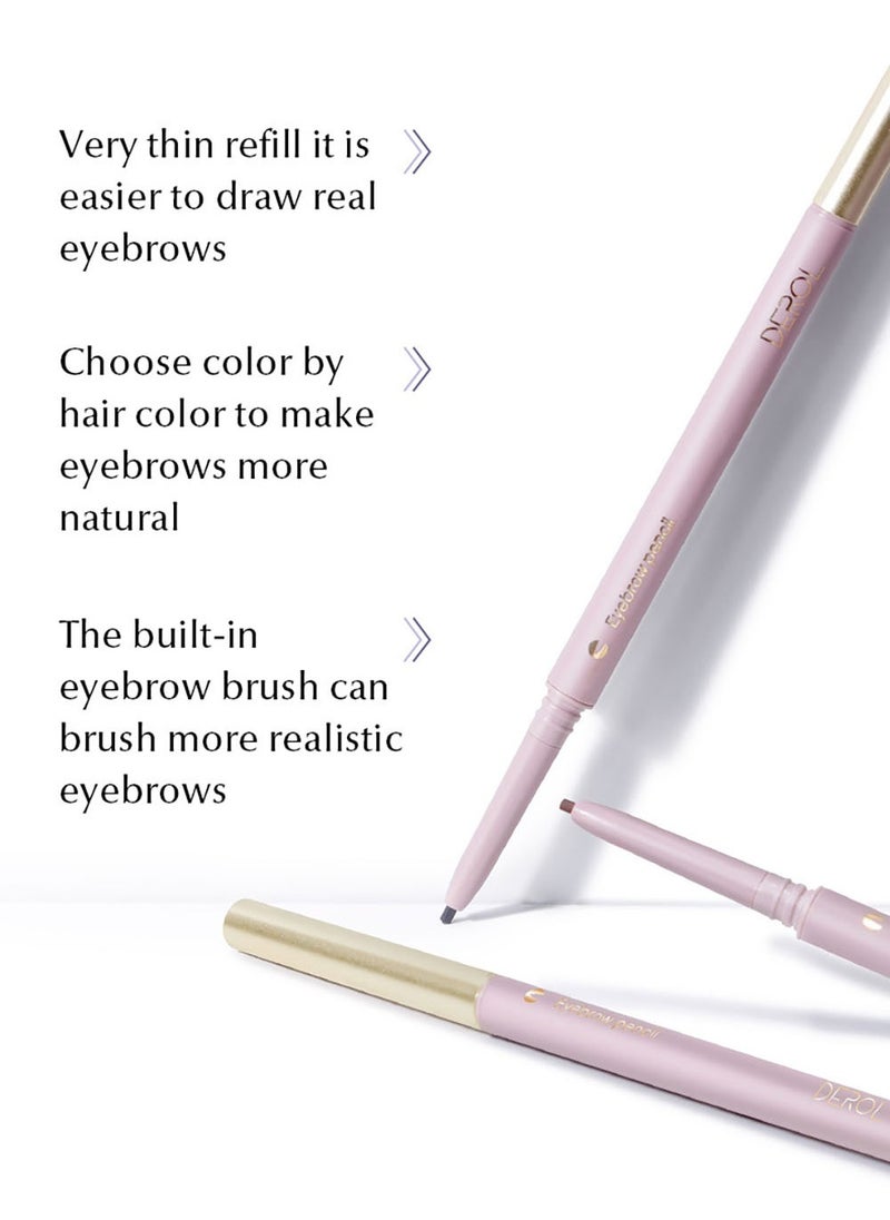 DEROL - Concrete Poetry Waterproof Eyebrow Pencil - Image 1