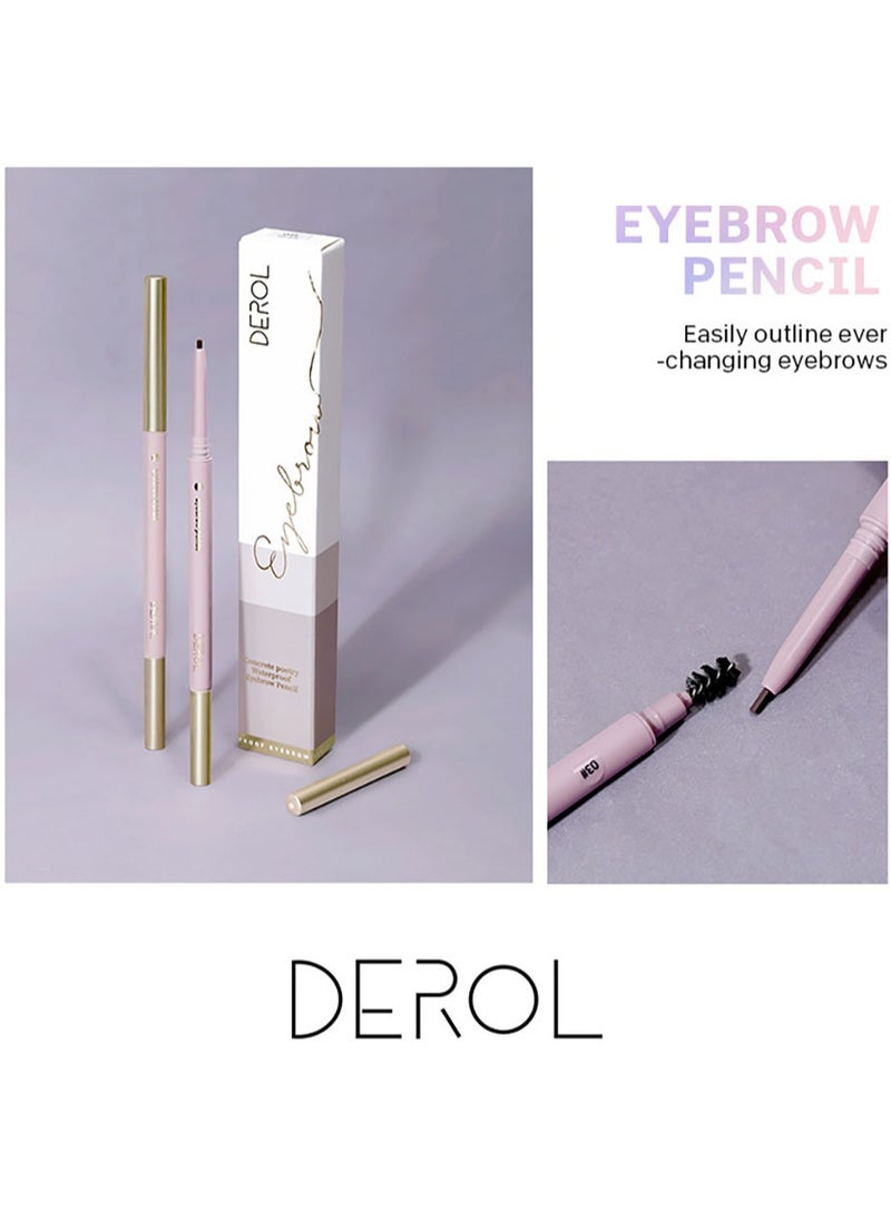 DEROL - Concrete Poetry Waterproof Eyebrow Pencil - Image 1
