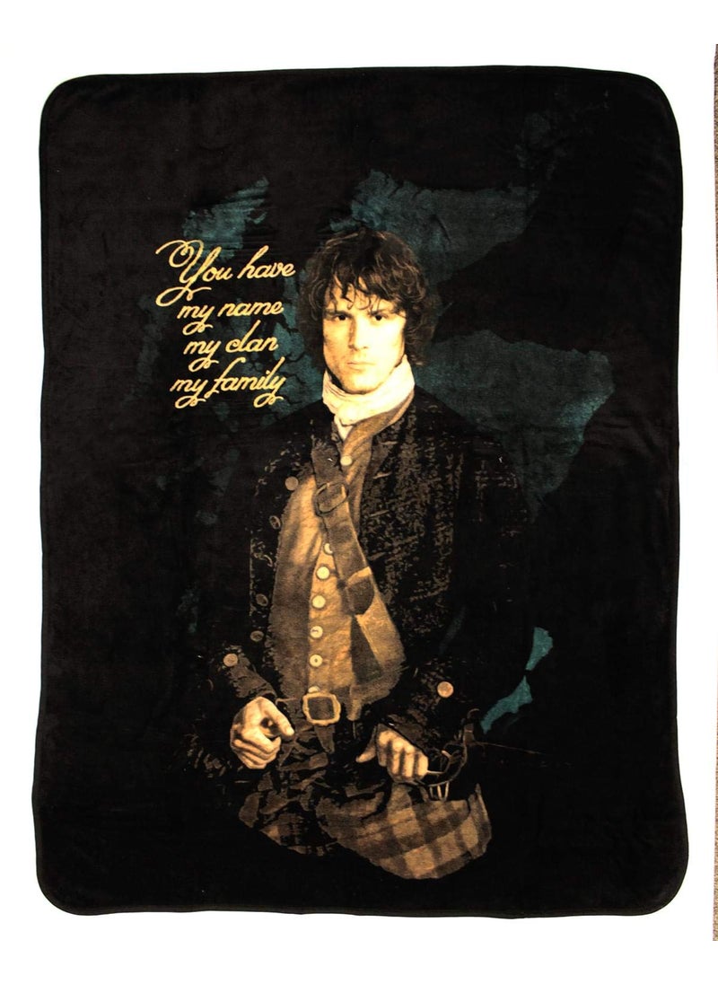 Utopia Alley Outlander Jamie Fraser Fleece Blanket 
