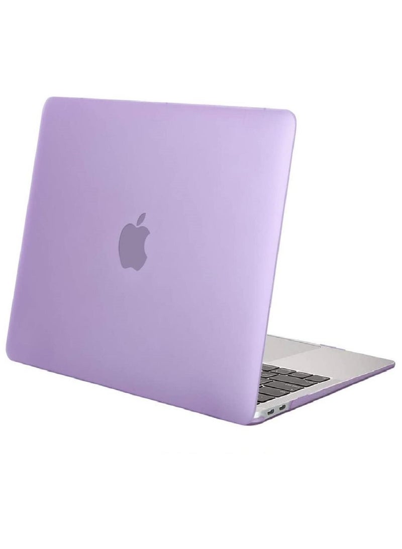 AMM Compatible with MacBook Air 13-Inch Case 2020 2019 2018 Release A2337 M1 A2179 A1932 Retina Display with Touch ID, Protective Plastic Hard Shell Case Cover, Purple - Image 1