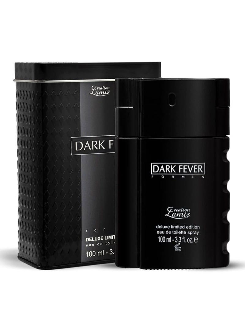 كرياشن لاميس دارك فيفر من كرياشن لاميس ديلوكس للرجال - او دي تواليت، عبوة 100 مل