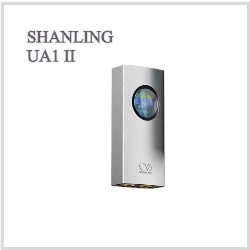 Shanling UA1 II Portable DAC Amplifier, Type-C Hi-Res Audio Headphone Adapter for iPhone 17 Android, Silver - Image 1
