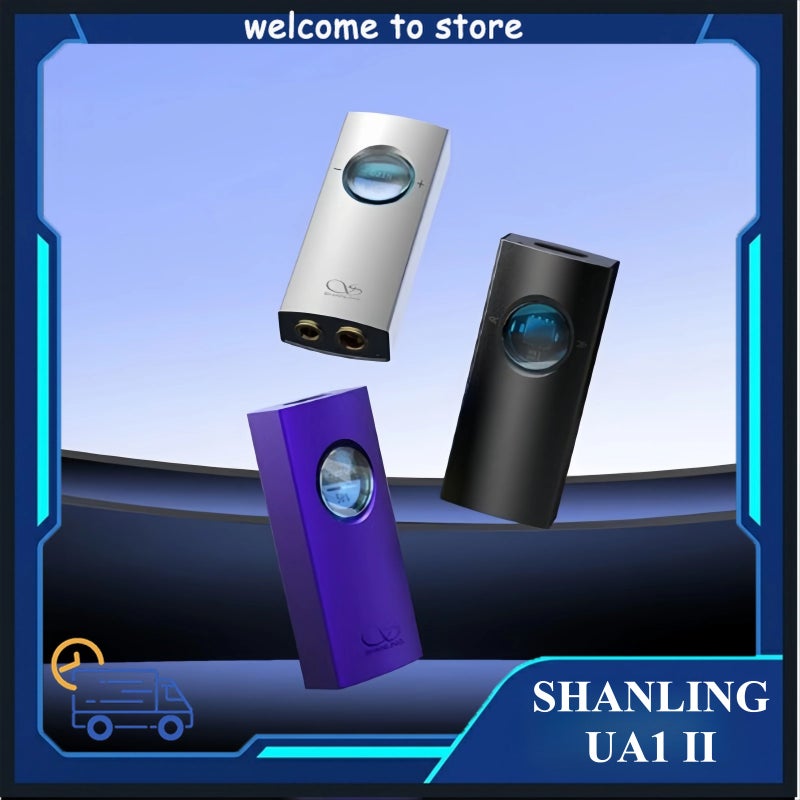 Shanling UA1 II Portable DAC Amplifier, Type-C Hi-Res Audio Headphone Adapter for iPhone 17 Android, Silver - Image 2