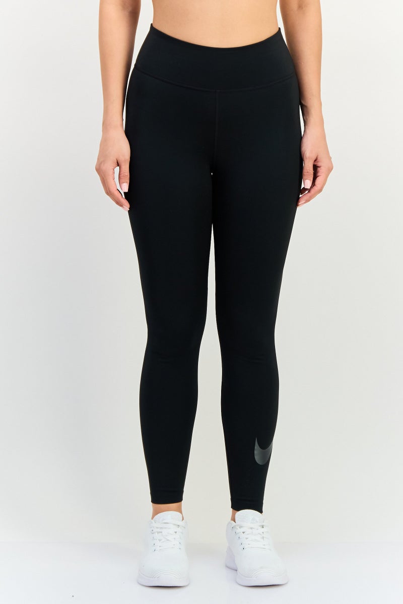 Nike Women Dri Fit Brand Logo Training Legging, Black - Image 1