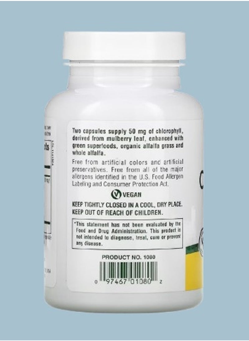 Natures Plus Chlorophyll Complex, 90 Capsules  - Image 2