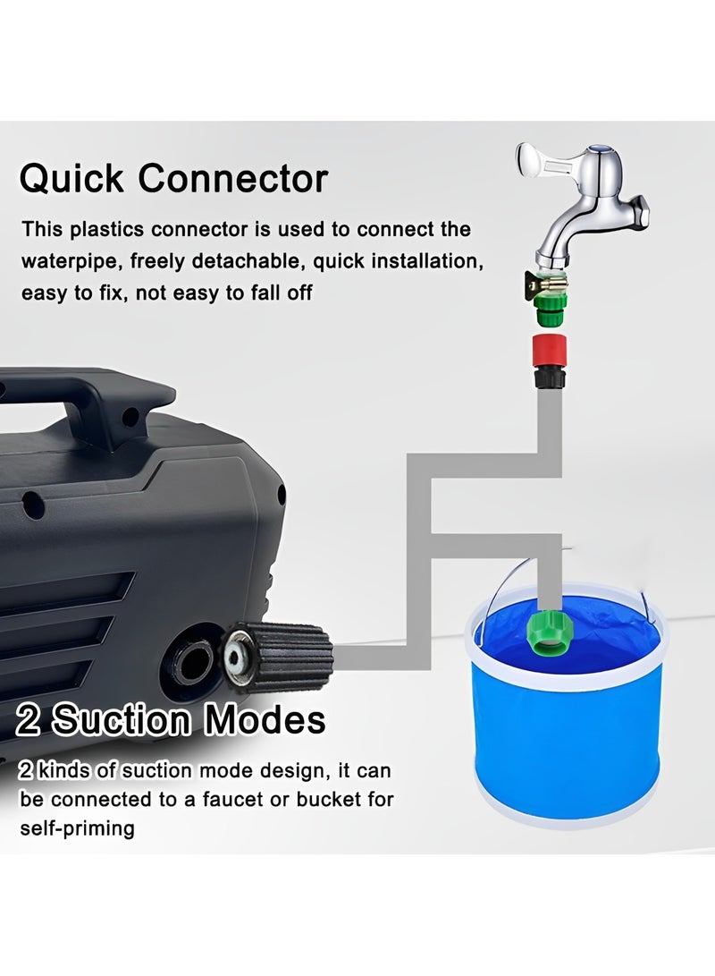 Arabest 2000W High-Pressure Car Washer: 80Bar Portable Electric Cleaner for Car, Home & Garden | 7L/min Flow, Corded Design, Maximum Efficiency - Image 3