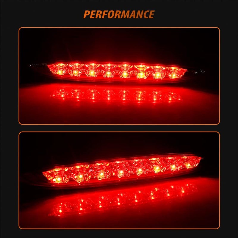 ADIIL Clear Lens Bright Red 8-LED 3rd Brake Stop Tail Light Kit for 2002-2006 MINI Cooper - Image 5