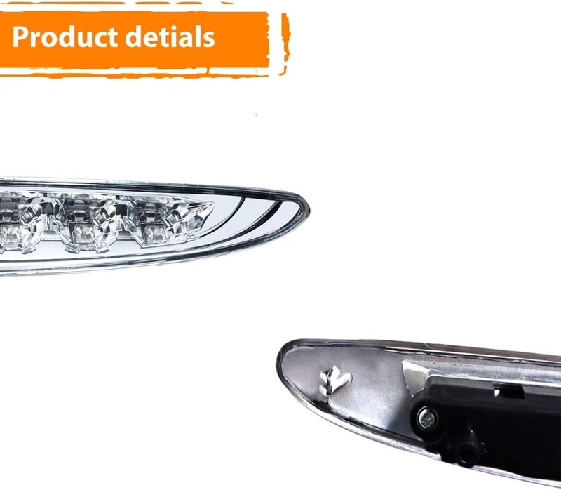 ADIIL Clear Lens Bright Red 8-LED 3rd Brake Stop Tail Light Kit for 2002-2006 MINI Cooper - Image 4
