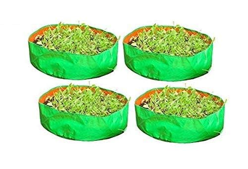 COIR GARDEN Terrace Gardening HDPE Grow Bags for Vegetable Plants, Spinach (18 x 6 Inches) - Pack of 4 - Image 2