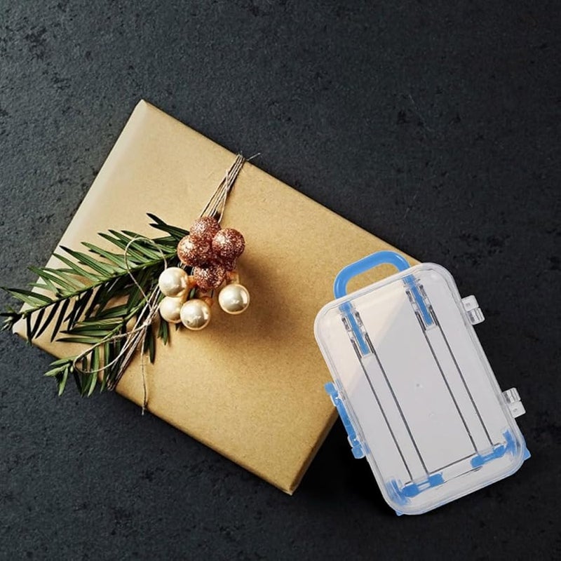 حقيبة سفر صغيرة علب حلوى الزفاف 24 قطعة شفافة قابلة لإعادة الاستخدام تغليف هدايا الحفلات - Image 5