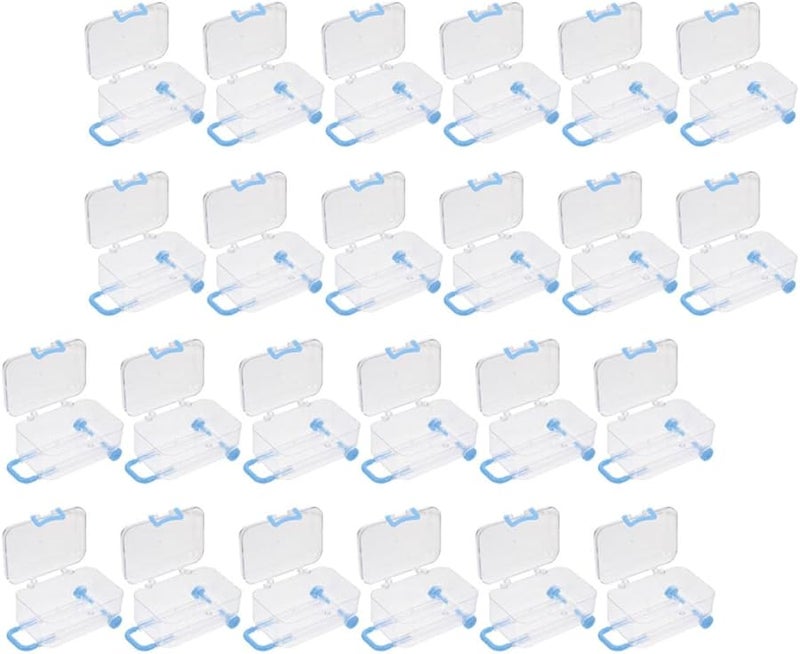 حقيبة سفر صغيرة علب حلوى الزفاف 24 قطعة شفافة قابلة لإعادة الاستخدام تغليف هدايا الحفلات - Image 2