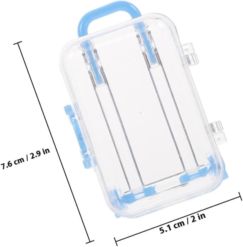 حقيبة سفر صغيرة علب حلوى الزفاف 24 قطعة شفافة قابلة لإعادة الاستخدام تغليف هدايا الحفلات - Image 3