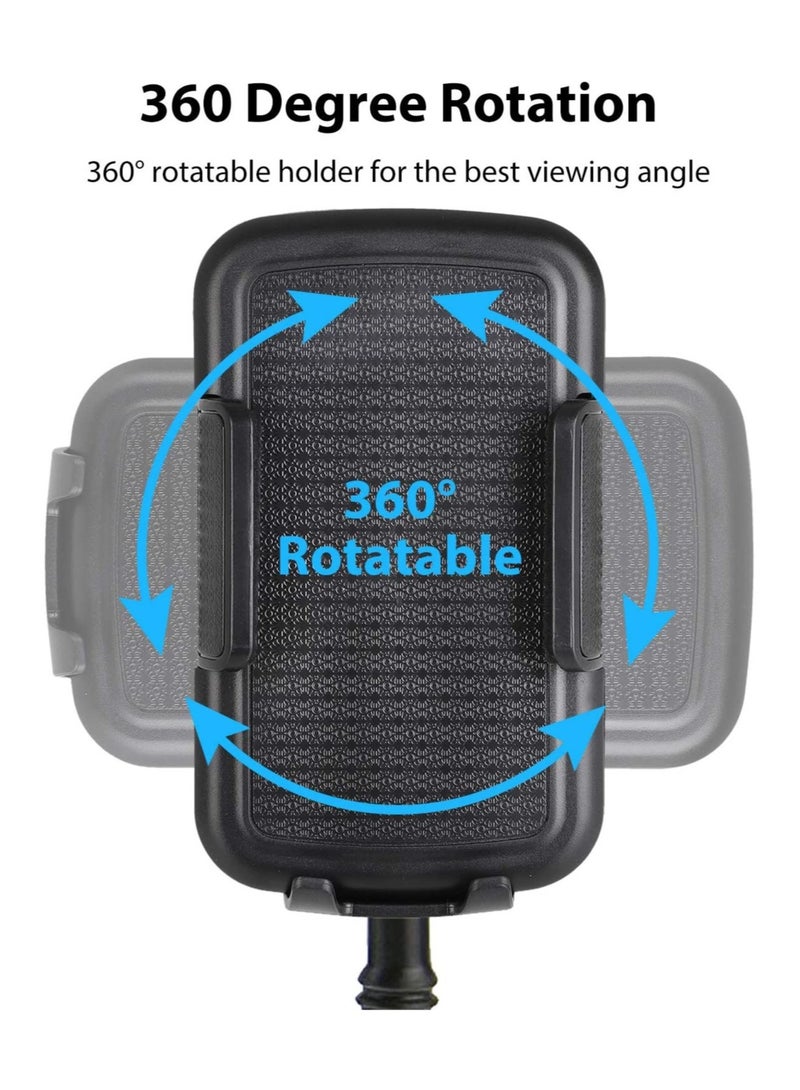 ELTRAZONE Cup Holder Phone Mount for Car, Truck Mount Gooseneck Cup Holder Stand Phone Holder Compatible with iPhone Xs XS Max XR X 8 Plus 7 6s 6 Plus - Image 5